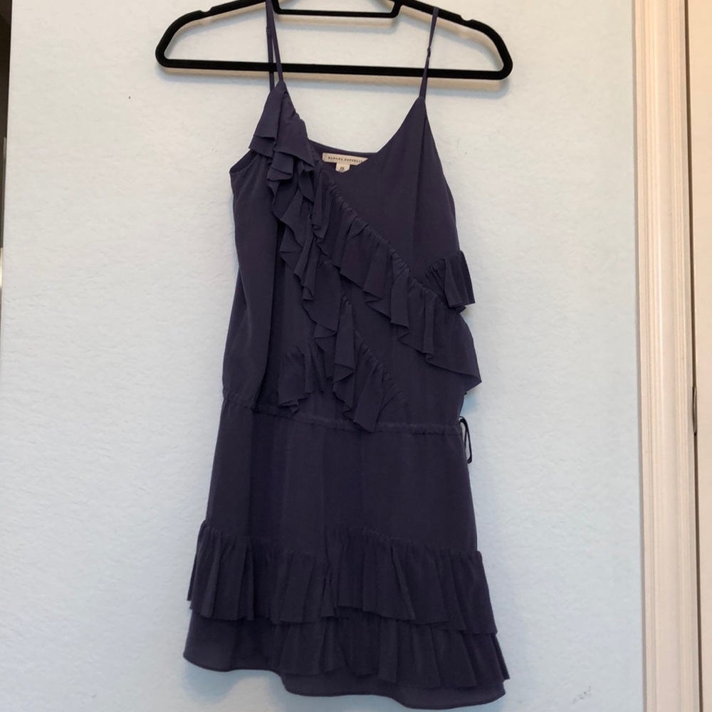 Banana Republic silk blue dress
